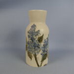 Arabia Kukka maljakko 18,5 cm lilat kukat HLA.