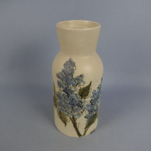 Arabia Kukka maljakko 18,5 cm lilat kukat HLA.