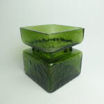 Riihimäen lasi Pala maljakko 5/6 vihreä.