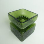 Riihimäen lasi Pala maljakko 5/6 vihreä.