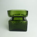 Riihimäen lasi Pala maljakko 5/6 vihreä.