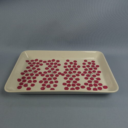 Arabia Kilta Marjat tarjoiluvati punainen.