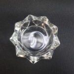 Nuutajärven lasi Virve kynttilänalusta 90 mm.