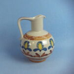 Arabia ARA kaadin 14 cm siniset kukat.