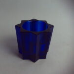 Iittala Tähti kynttilälyhty sininen.