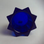 Iittala Tähti kynttilälyhty sininen.