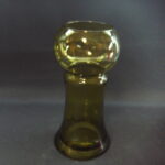 Riihimäen lasi Sirkka maljakko vihreä.