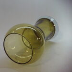 Riihimäen lasi Sirkka maljakko vihreä.