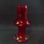 Riihimäen lasi Puisto maljakko 20 cm punainen.