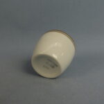 Arabia Munakuppi valkoinen kultaraidat.