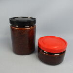 Arabia Purkki mahonkilasite kannella FE-malli.