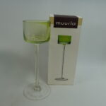 Muurla Trio kynttilänjalka 20 cm omenanvihreä.