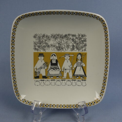 Arabia Vuodenajat-sarja Syksy lautanen 1964.