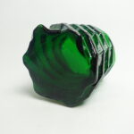 Nuutajärven lasi "Kierre" maljakko vihreä.