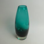 Riihimäen lasi Maljakko 1365 turkoosi.