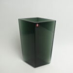 Iittala Ruutu maljakko 180 mm harmaa.