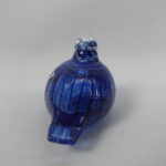 Nuutajärvi Sinisulka taidelasilintu Oiva Toikka.