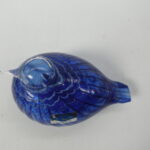 Nuutajärvi Sinisulka taidelasilintu Oiva Toikka.