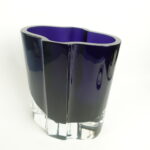 Nuutajärven lasi Maljakko N463 violetti Kaj Franck.