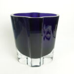 Nuutajärven lasi Maljakko N463 violetti Kaj Franck.