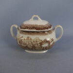 Arabia kannellinen kulho El Terranova leimalla 30-luku.