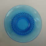 Nuutajärven lasi Näppyläkulho 175 mm turkoosi.