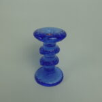 Iittala Festivo kynttilänjalka 2-solmuinen sininen.