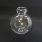 Riihimäen lasi Tellus pullo 160 mm kirkas.