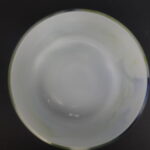 Riihimäen lasi Koralli kulho 200 mm sinivihreä.