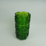 Riihimäen lasi Rengas maljakko 200 mm vihreä.