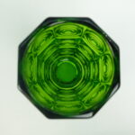 Riihimäen lasi Rengas maljakko 200 mm vihreä.