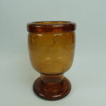 Nuutajärven lasi Sargasso maljakko ruskea.