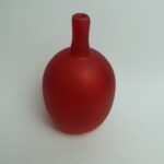 Nuutajärven lasi Mansikkapaikka pullo punainen.