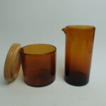 Nuutajärven lasi Purtilo sokerikko ja kermakko ruskea.