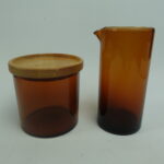 Nuutajärven lasi Purtilo sokerikko ja kermakko ruskea.