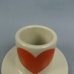 Arabia Sydän munakuppi oranssi.