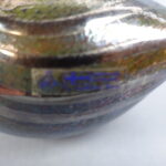 Taidelasilintu Art Glass Team pituus noin 12 cm.