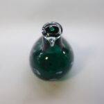 Nuutajärven lasi Pekkasiini taidelasilintu vihreä Oiva Toikka.