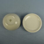 Arabia Liemikuppi valkoinen X-malli.