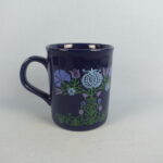 Marimekko Granaattiomena muki sininen 90-luku.