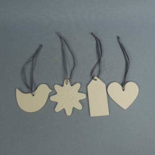 Arabia Joulukylä joulukoriste 4 kpl.