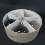 Iittala Lasipallot 5 kpl harmaa.