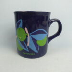 Marimekko Muki sinivihreä koriste 1990-luku.