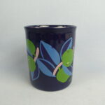 Marimekko Muki sinivihreä koriste 1990-luku.