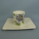 Villeroy & Boch Quinsai Garden kahvikuppi ja lautanen