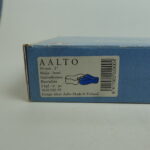 Iittala Aalto malja 50 mm sininen ja valkoinen.
