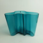 Iittala Aalto maljakko 160 mm juhlavuoden sininen, petroolinsininen.