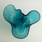 Iittala Aalto maljakko 160 mm juhlavuoden sininen, petroolinsininen.